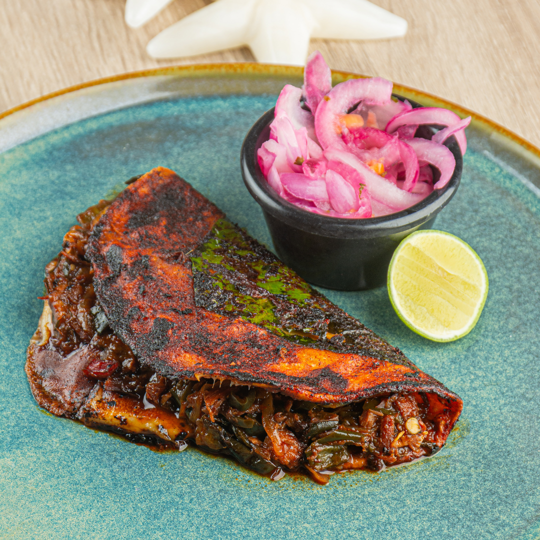 Taco de barbacoa de Marlyn