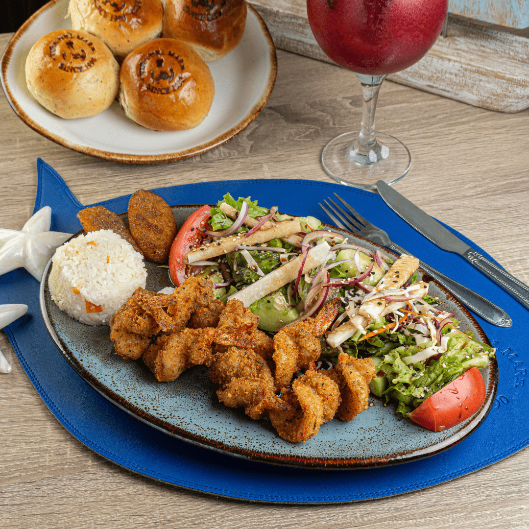 Camarones empanizados