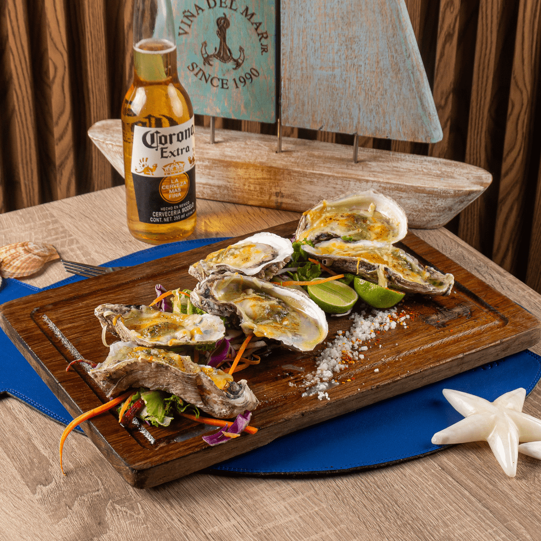 Ostiones Gratinados