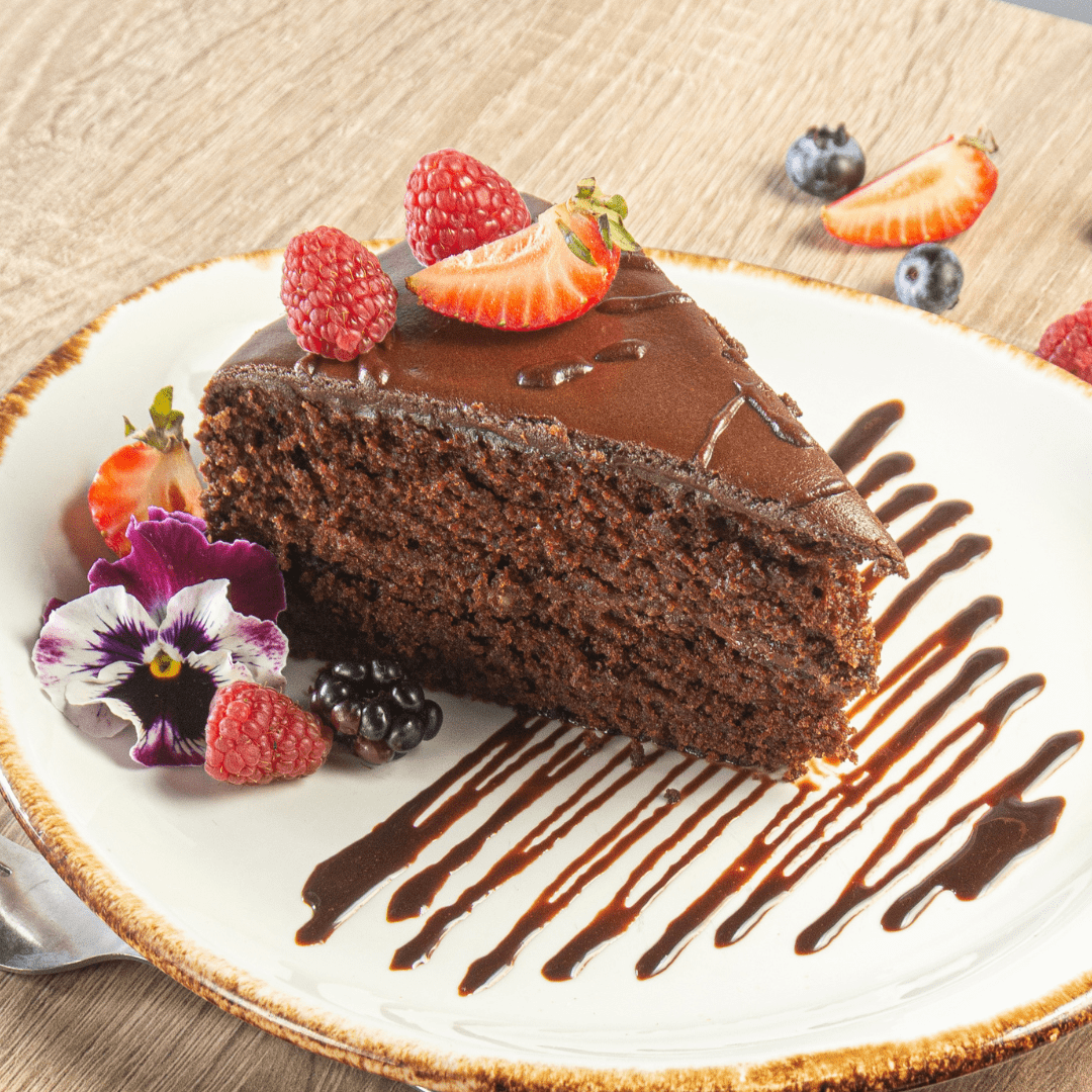 Pastel de chocolate con betabel