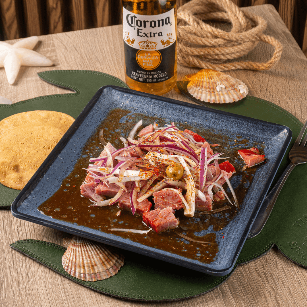 Botana de Marlín a la Vinagreta