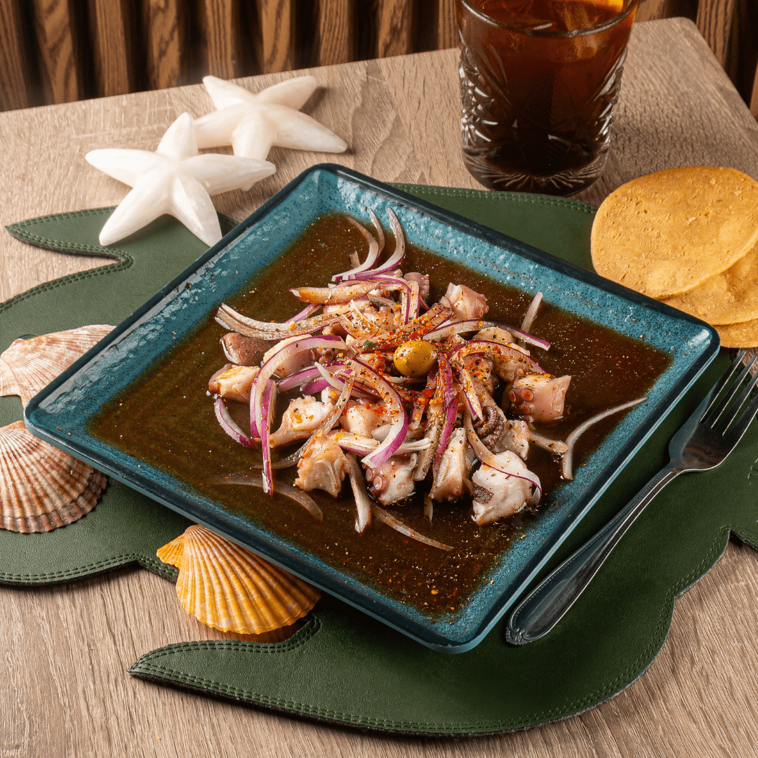 Botana de Pulpo a la Vinagreta