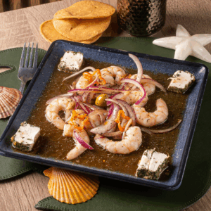 Botana de camarón al paye