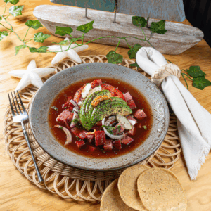 Botana de Marlín al Clamato Mediana