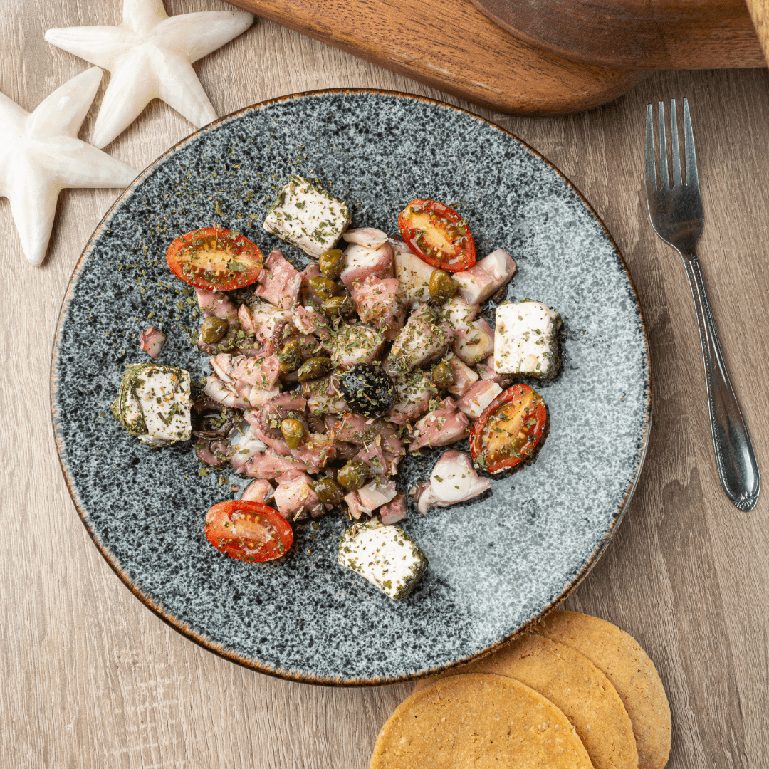 Botana de Pulpo a las Finas Hierbas Chica